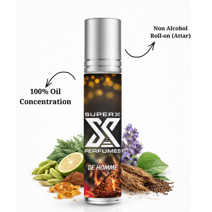 De Homme | Inspired by Y*L La Nuit De L'Homme | Roll-on (Attar) With 100% Oil Concentration (Non Alcohol)