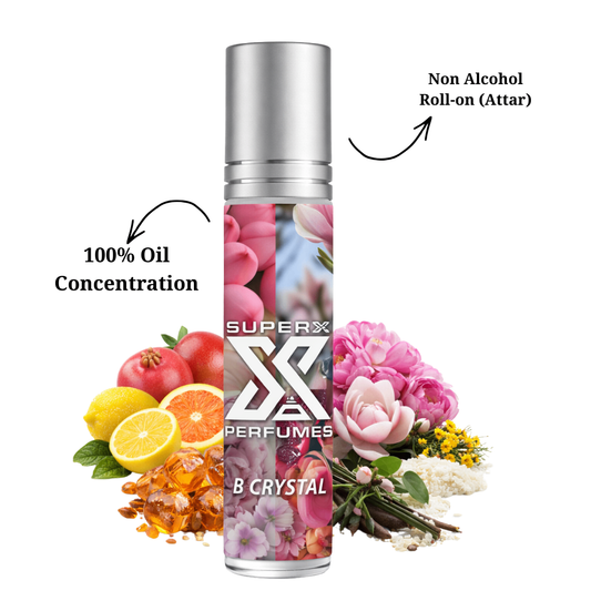 B Crystal | Inspired by Ver*ace Bright Crystal | Roll-on (Attar) With 100% Oil Concentration (Non Alcohol)