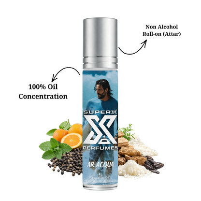 Ar Acqua | Inspired by Gi*rgio Arm*ni Acqua Di Gio | Roll-on (Attar) With 100% Oil Concentration (Non Alcohol)