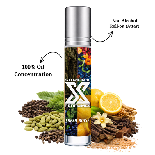 Fresh Boise | Inspired by Manc*ra Cedrat Boise | Roll-on (Attar) With 100% Oil Concentration (Non Alcohol)