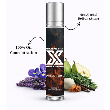 Intense Home | Inspired by D*or Homme Intense | Roll-on (Attar) With 100% Oil Concentration (Non Alcohol)