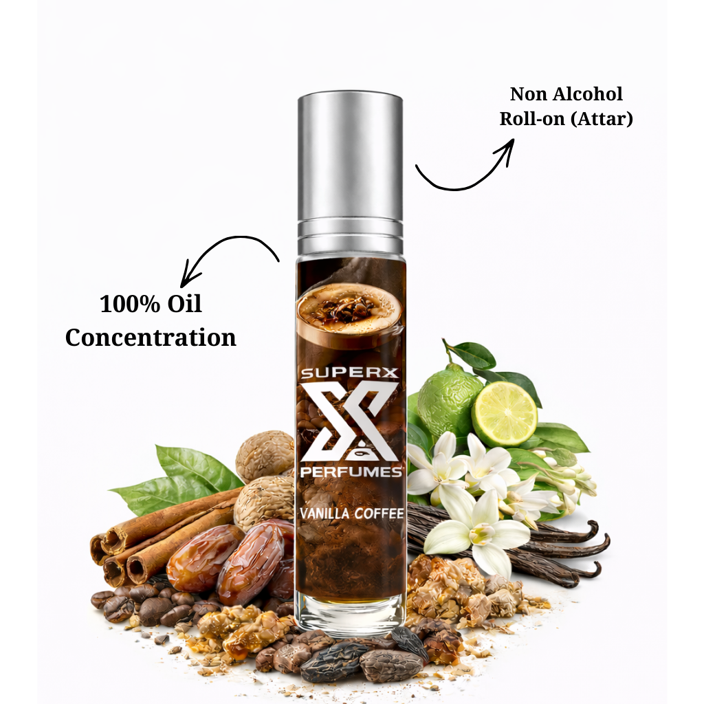 Vanilla Coffee | Inspired by La*tafa Kh*mrah | Roll-on (Attar) With 100% Oil Concentration (Non Alcohol)