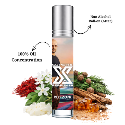 Red Zone | Inspired by M*K Baccarat Rouge 540 | Roll-on (Attar) With 100% Oil Concentration (Non Alcohol)
