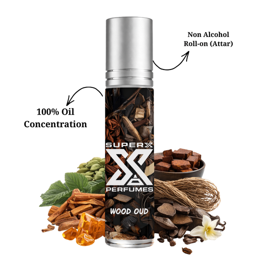 Wood Oud | Inspired by T*m F*rd Oud Wood | Roll-on (Attar) With 100% Oil Concentration (Non Alcohol)
