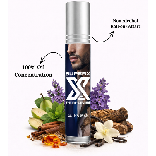 Ultra Men | Inspired by J*G Ultra Male | Roll-on (Attar) With 100% Oil Concentration (Non Alcohol)