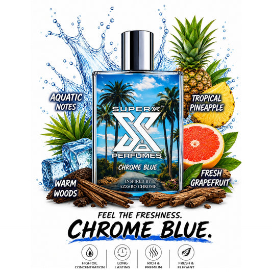 Chrome Blue | Inspired by Azz*ro Chrome Perfume
