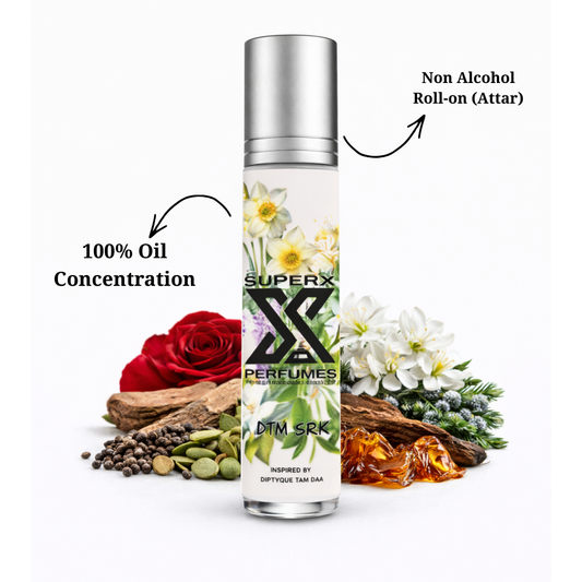 DTM SRK | Inspired by Dipt*que Tam Dao Shah Rukh Khan | Roll-on (Attar) With 100% Oil Concentration (Non Alcohol)