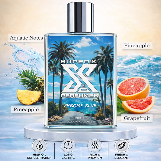 Chrome Blue | Inspired by Azz*ro Chrome Perfume