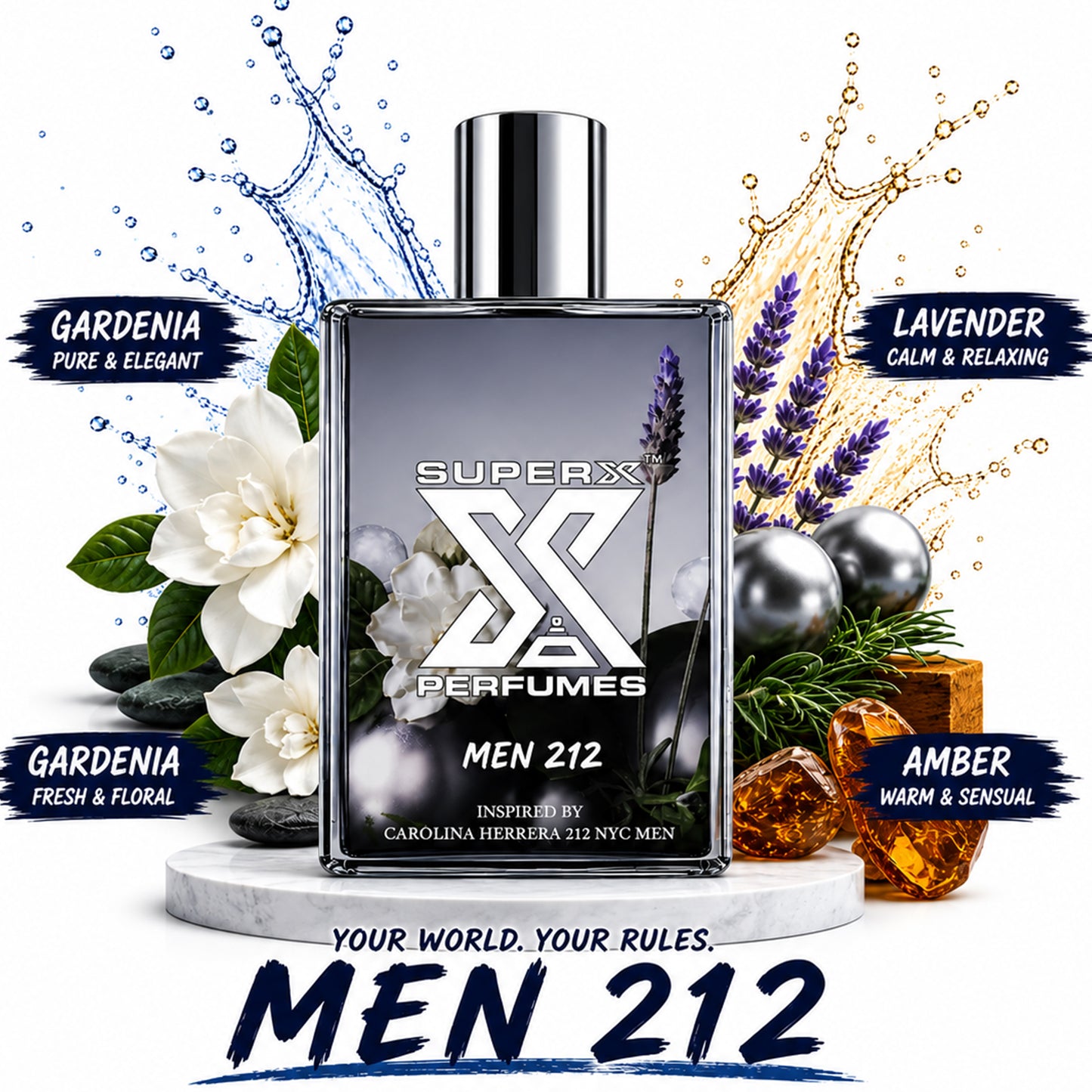 Men 212 | Inspired by Car*lina He*rera 212 NYC Men Perfume