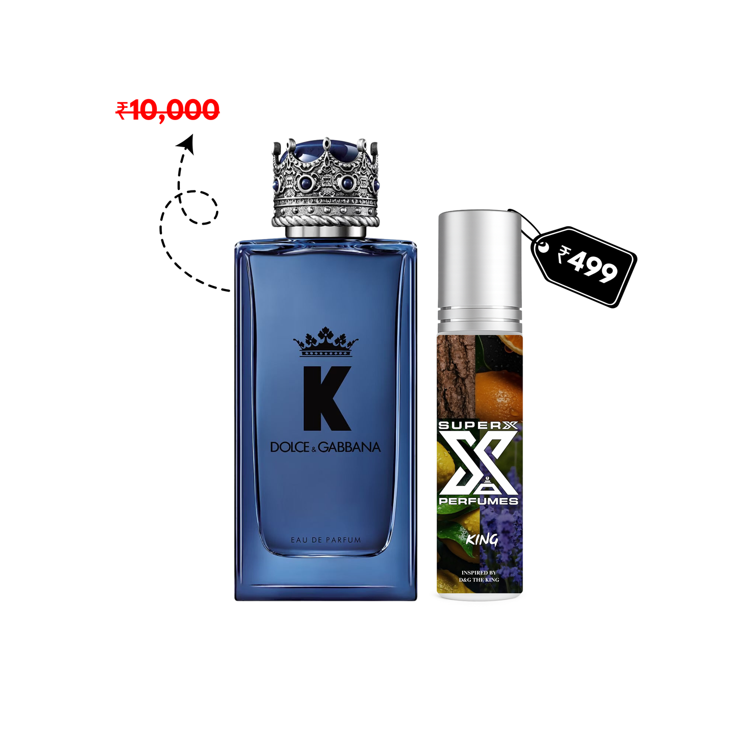 King | Inspired by D*G The King | Roll-on (Attar) With 100% Oil Concentration (Non Alcohol)