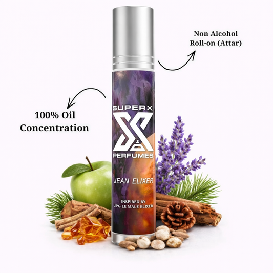 Jean Elixer | Inspired by J*G Le Male Elixir | Roll-on (Attar) With 100% Oil Concentration (Non Alcohol)