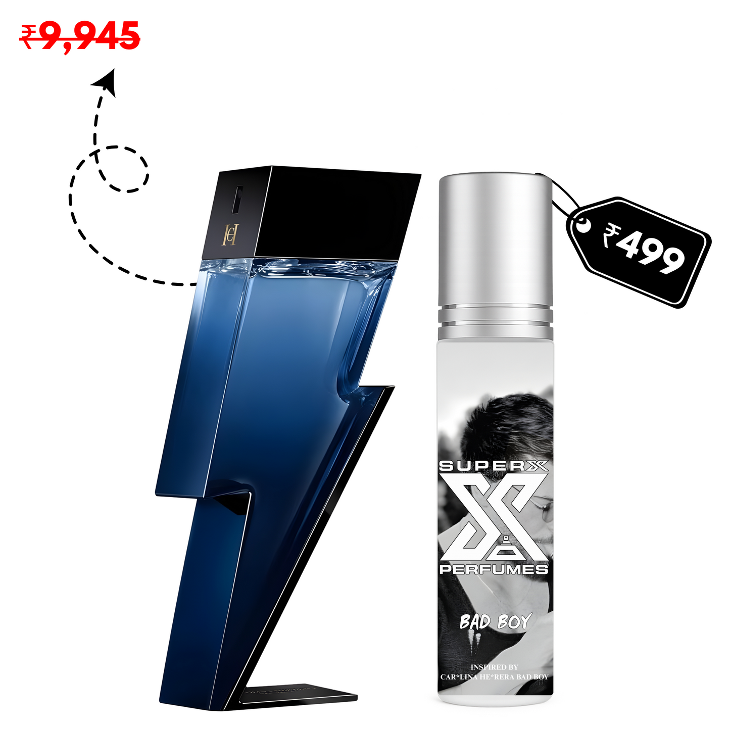 Bad Boy | Inspired by Car*lina He*rera Bad Boy | Roll-on (Attar) With 100% Oil Concentration (Non Alcohol)