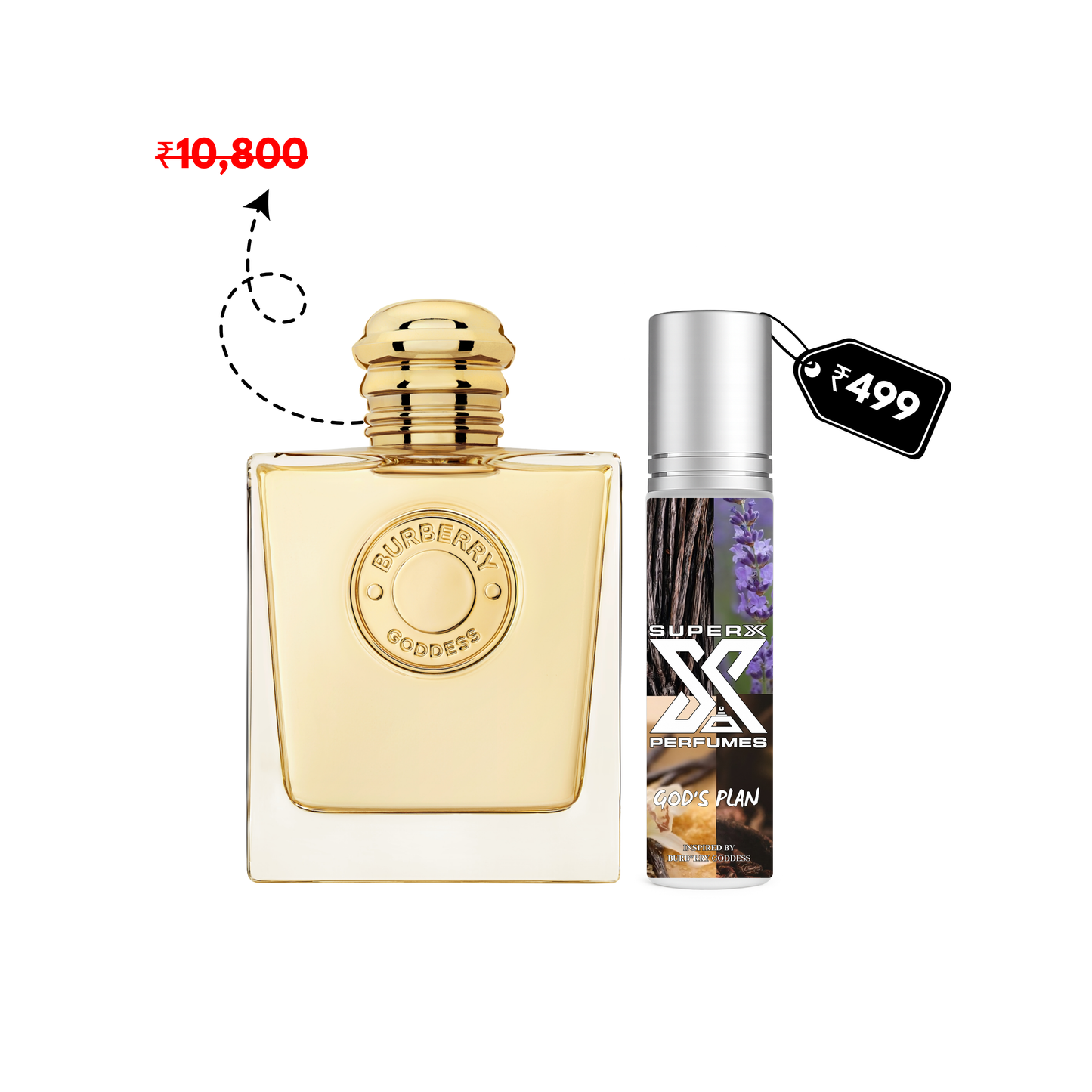 God's Plan | Inspired by Burb*rry Goddess | Roll-on (Attar) With 100% Oil Concentration (Non Alcohol)
