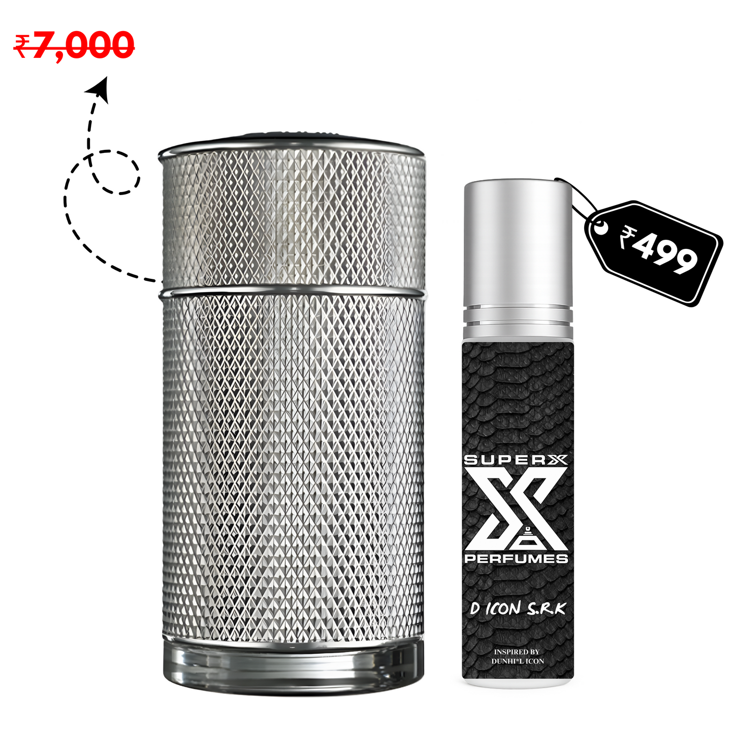 D Icon | Inspired by Du*hill Icon Eau de Shah Rukh Khan | Roll-on (Attar) With 100% Oil Concentration (Non Alcohol)