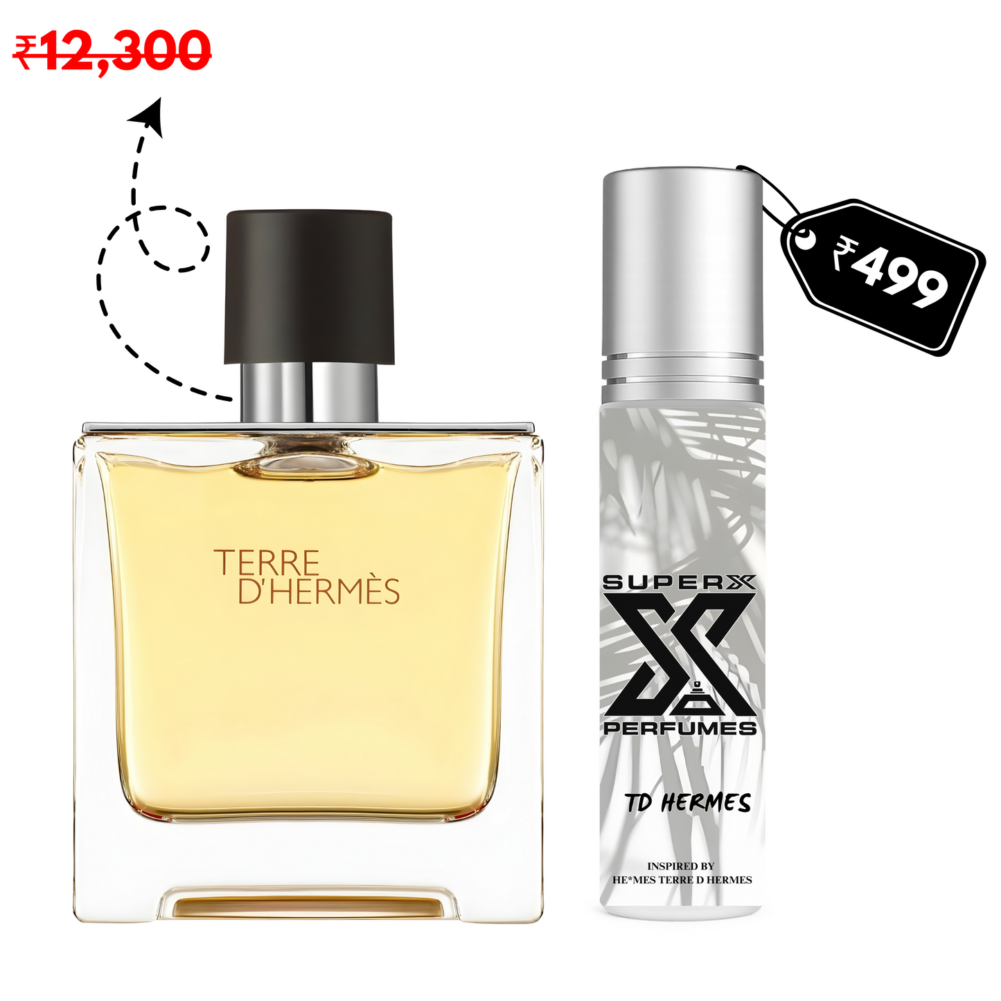 TD Hermes | Inspired by Her*es Terre D' Hermes | Roll-on (Attar) With 100% Oil Concentration (Non Alcohol)