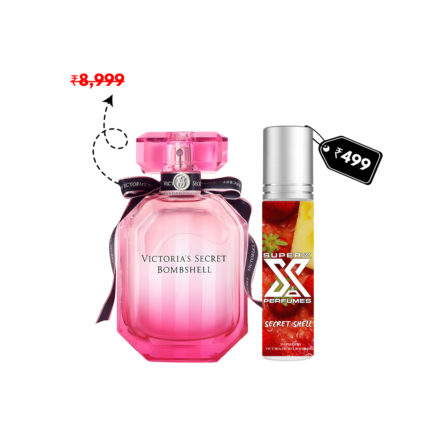 Secret Shell | Inspired by Vict*ria Sec*et Bombshell | Roll-on (Attar) With 100% Oil Concentration (Non Alcohol)