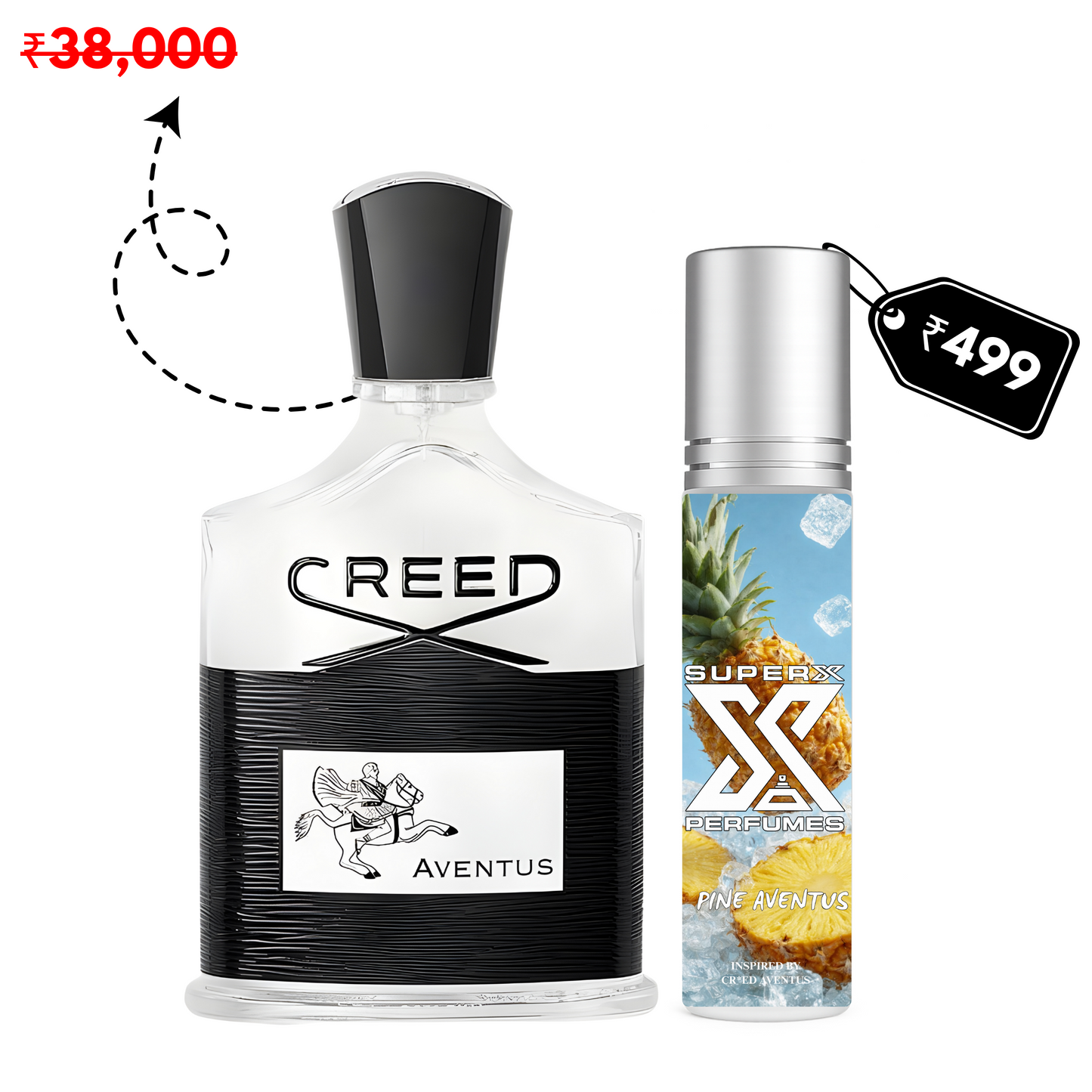 Pine Aventus | Inspired by Cre*d Aventus | Roll-on (Attar) With 100% Oil Concentration (Non Alcohol)