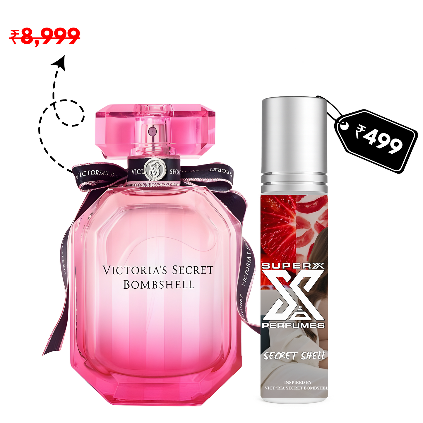 Secret Shell | Inspired by Vict*ria Sec*et Bombshell | Roll-on (Attar) With 100% Oil Concentration (Non Alcohol)