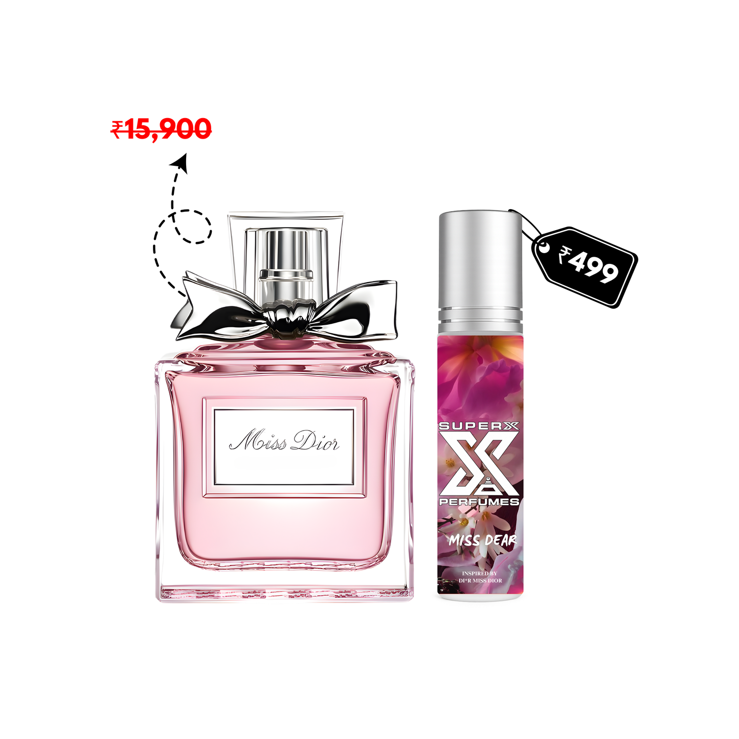 Miss Dear | Inspired by D*or Miss Dior | Roll-on (Attar) With 100% Oil Concentration (Non Alcohol)