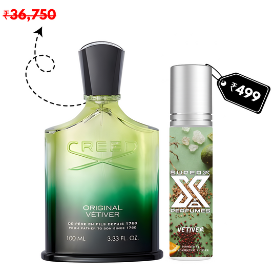 Vetiver | Inspired by Cre*d Original Vetiver | Roll-on (Attar) With 100% Oil Concentration (Non Alcohol)