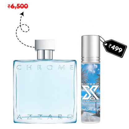 Chrome Blue | Inspired by Azz*ro Chrome | Roll-on (Attar) With 100% Oil Concentration (Non Alcohol)