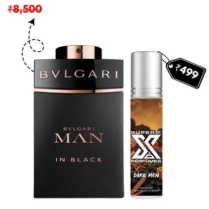 Dark Men | Inspired by B*lgari Men In Black | Roll-on (Attar) With 100% Oil Concentration (Non Alcohol)