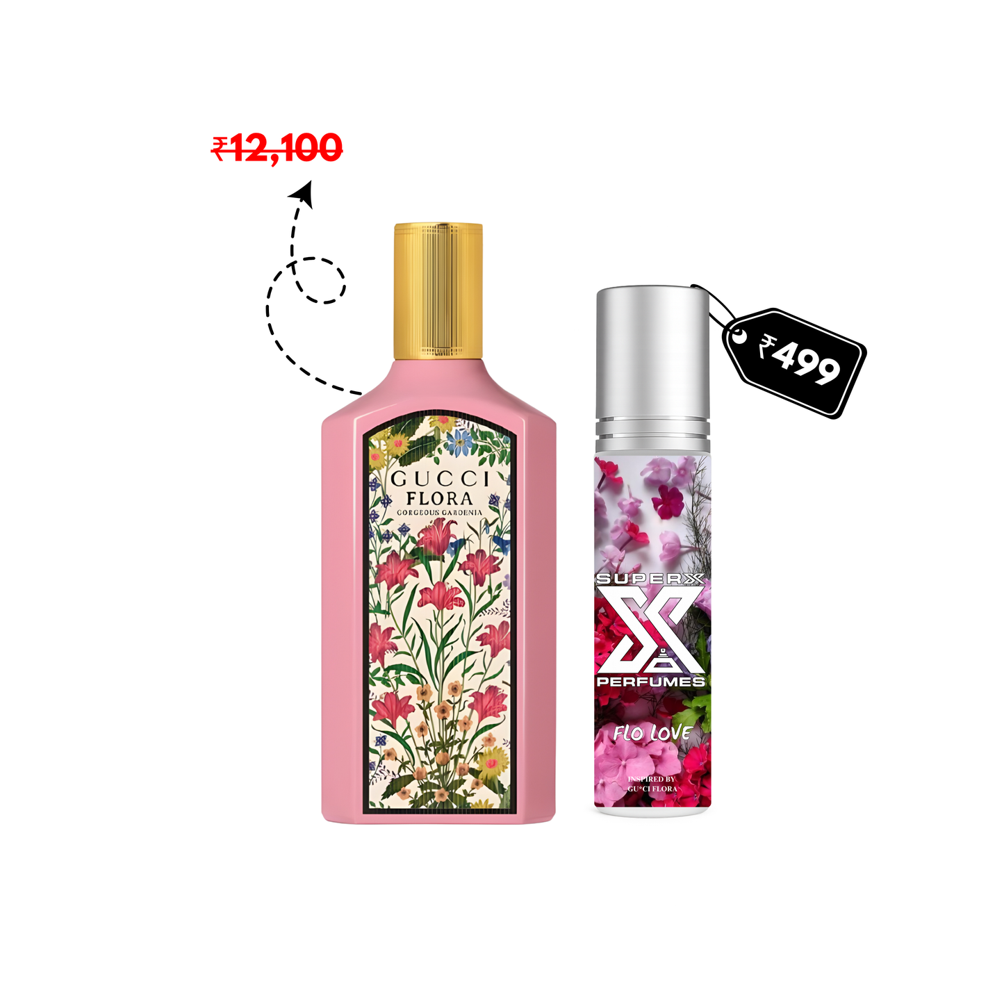 Flo Love | Inspired by G*cci Flora | Roll-on (Attar) With 100% Oil Concentration (Non Alcohol)