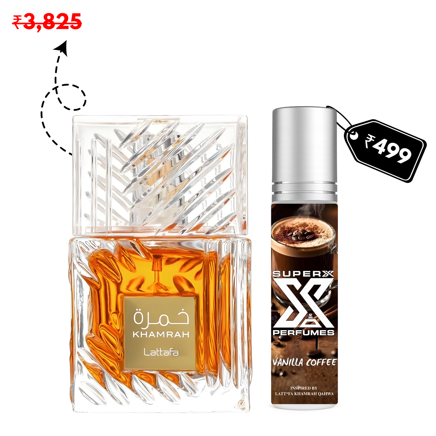 Vanilla Coffee | Inspired by La*tafa Kh*mrah | Roll-on (Attar) With 100% Oil Concentration (Non Alcohol)