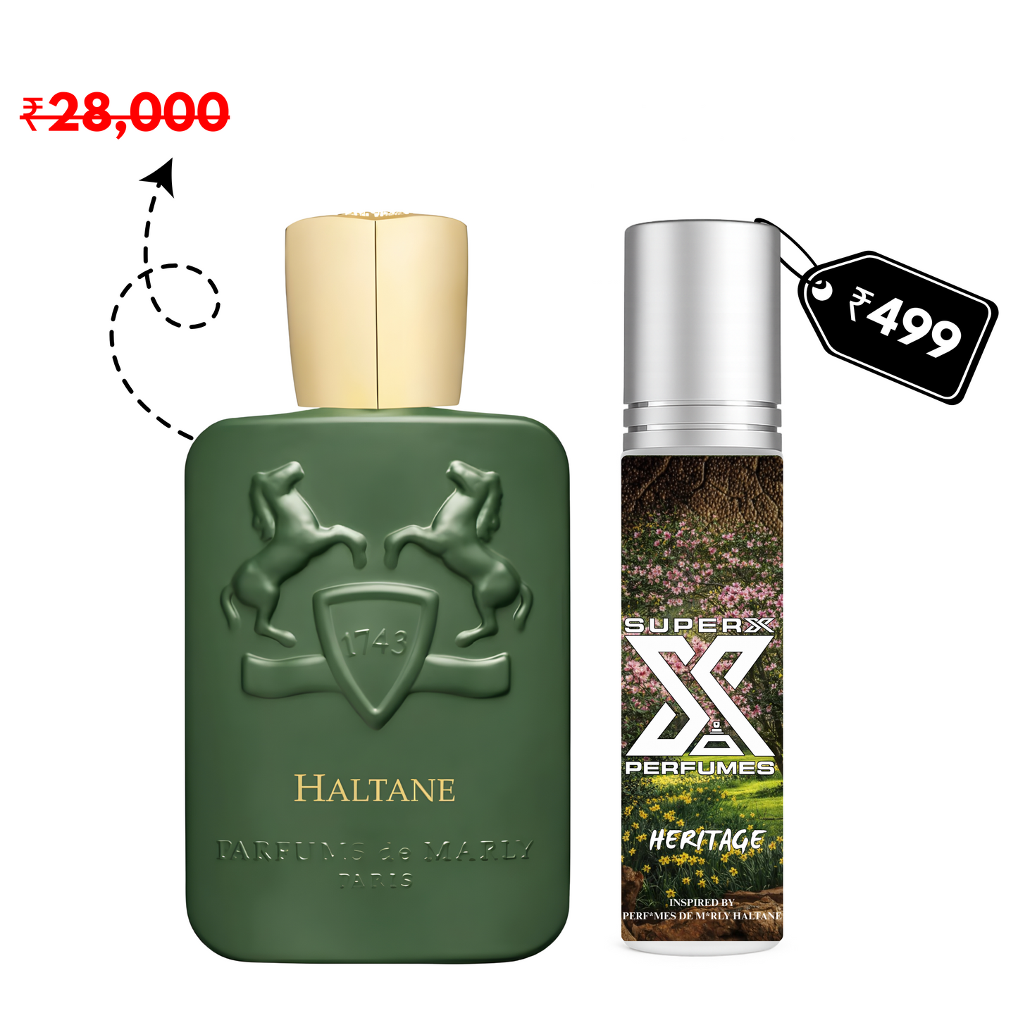 Heritage | Inspired by Parf*ms De M*rly Haltane | Roll-on (Attar) With 100% Oil Concentration (Non Alcohol)