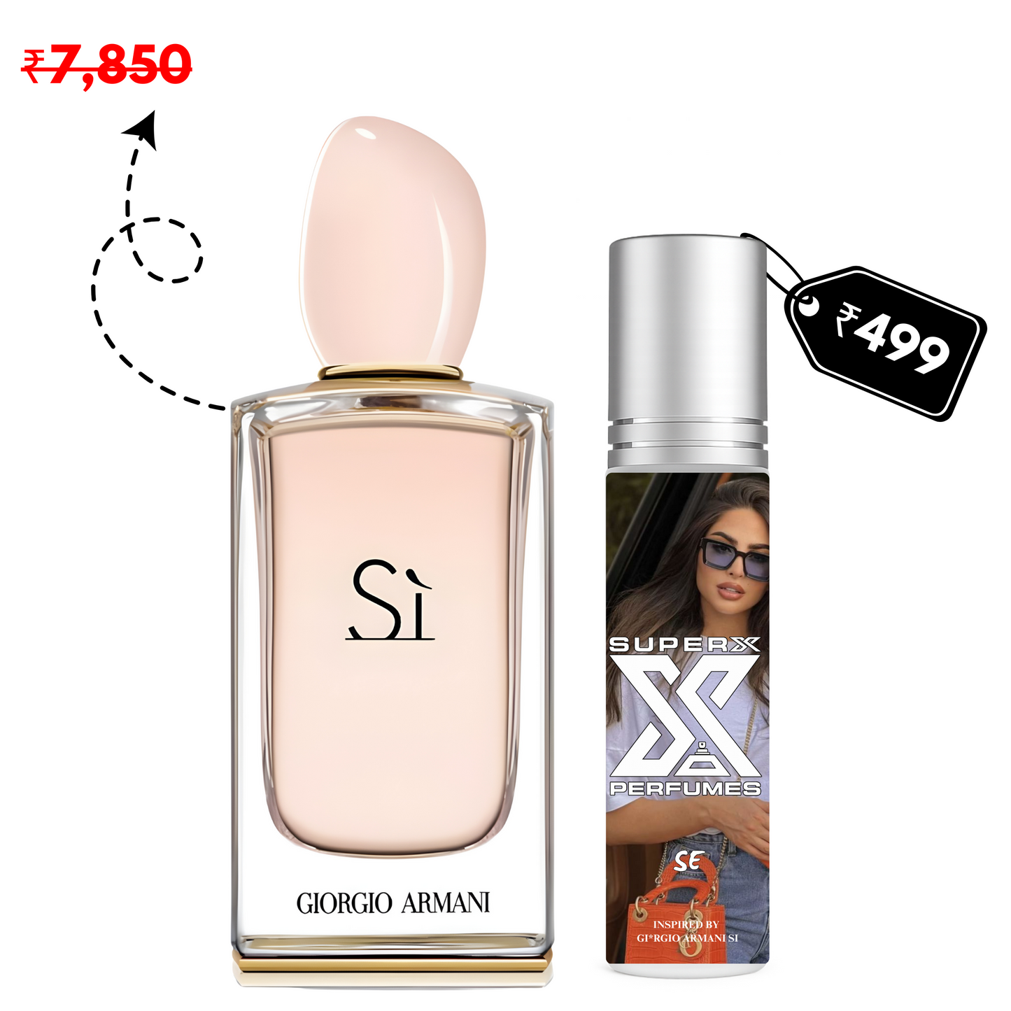 SE | Inspired by Gi*rgio Arm*ni Si | Roll-on (Attar) With 100% Oil Concentration (Non Alcohol)