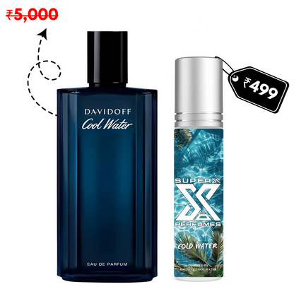 Cold Water | Inspired by Davi*off Cool Water | Roll-on (Attar) With 100% Oil Concentration (Non Alcohol)